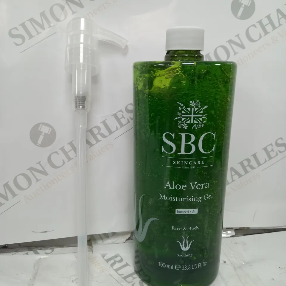 BOXED SBC SKINCARE ALOE VERA MOISTURISING GEL 1000ML