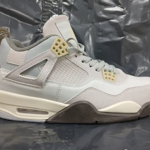 PAIR OF NIKE AIR JORDAN SHOES IN WHITE/LIGHT GREY SIZE UK 10