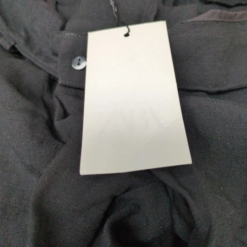 ZARA WOMEN’S BLACK LACE TRIM SKIRT – UK SIZE XL