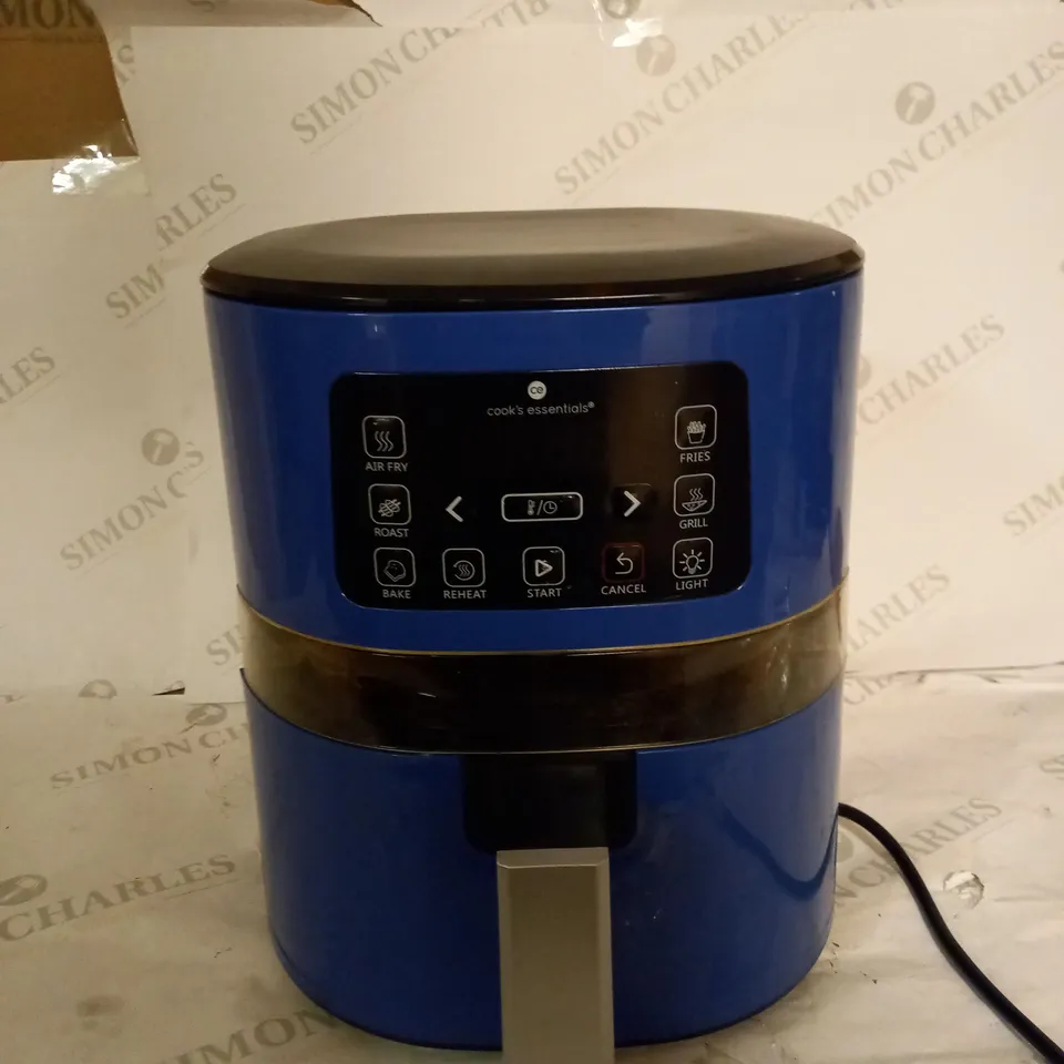 COOK'S ESSENTIALS 4.0L AIR FRYER - SAPPHIRE