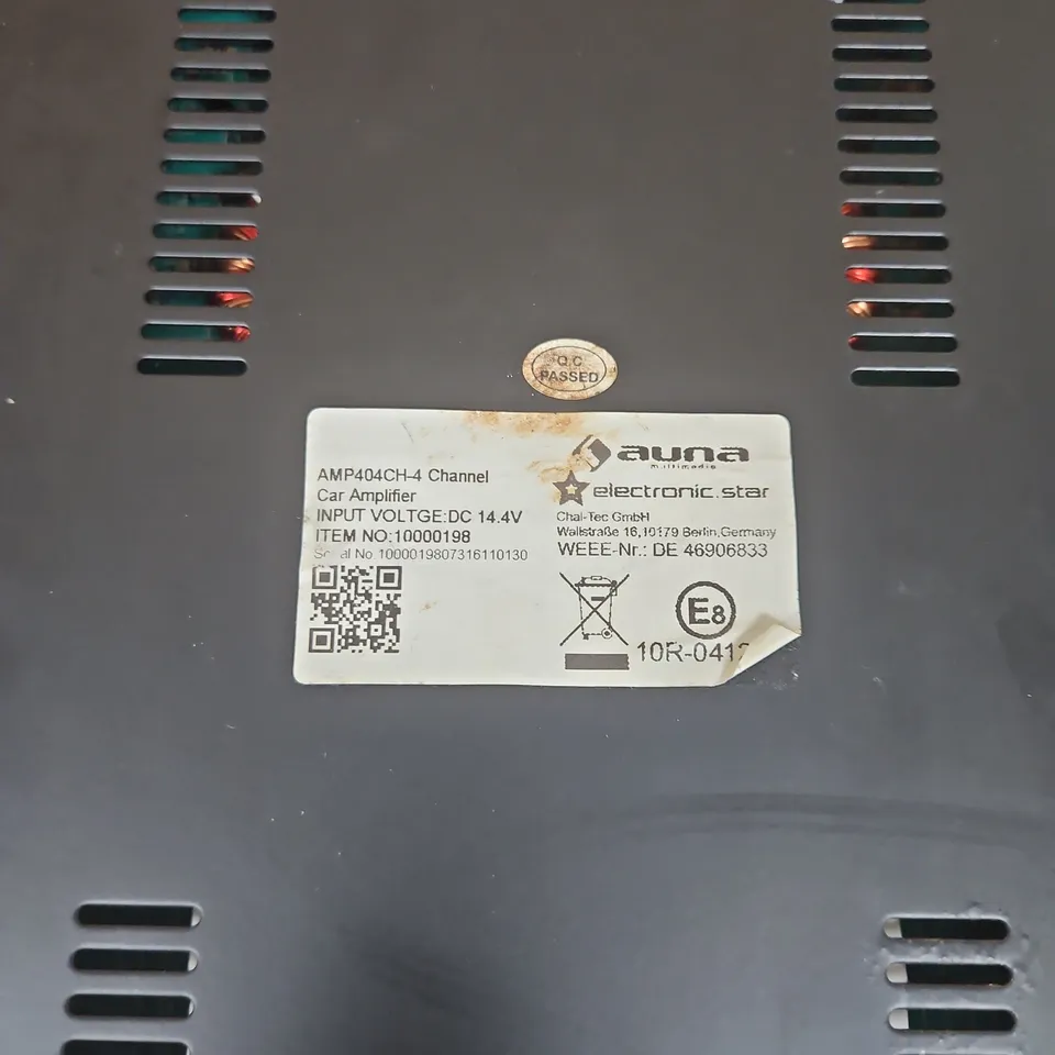 AUNA AMP404CH 4-CHANNEL CAR AMPLIFIER