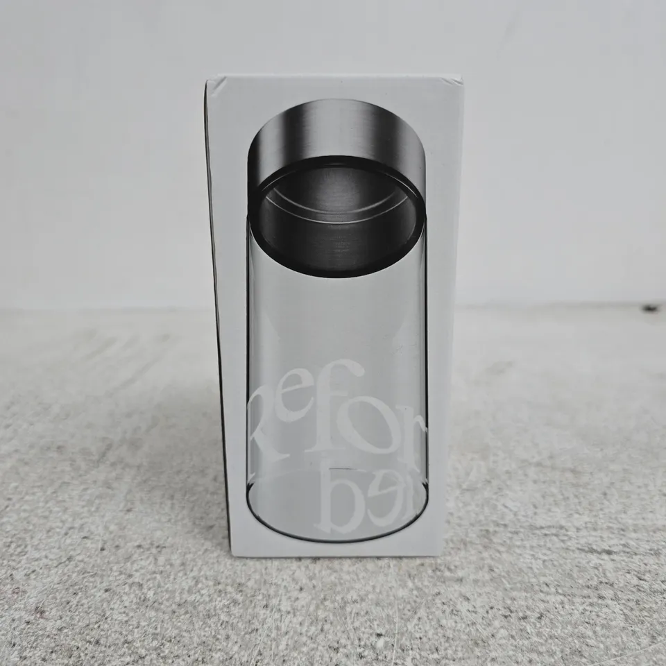BOXED REFORMED GLASS BOTTLE 