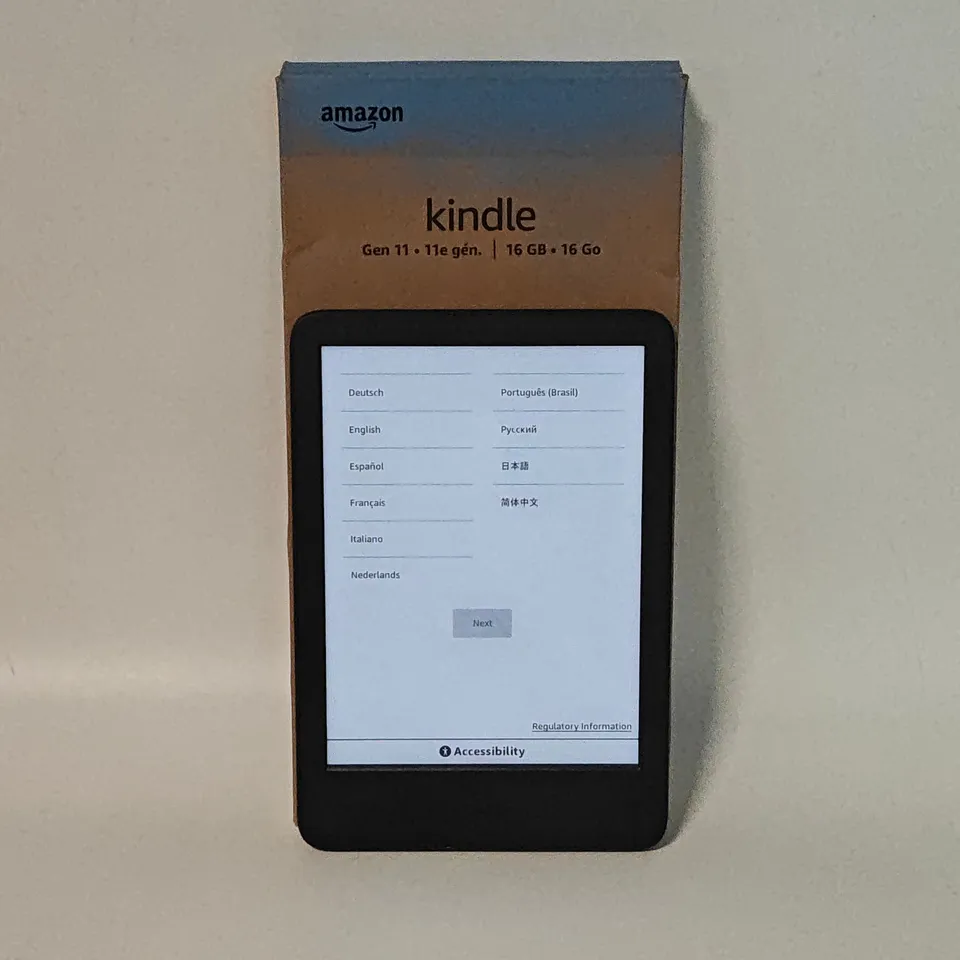 BOXED AMAZON KINDLE GEN 11 16GB E-READER IN BLACK
