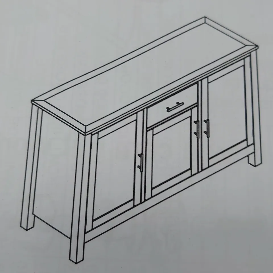 BRAND NEW BOXED OAKRIDGE LARGE SIDEBOARD (2 BOXES)