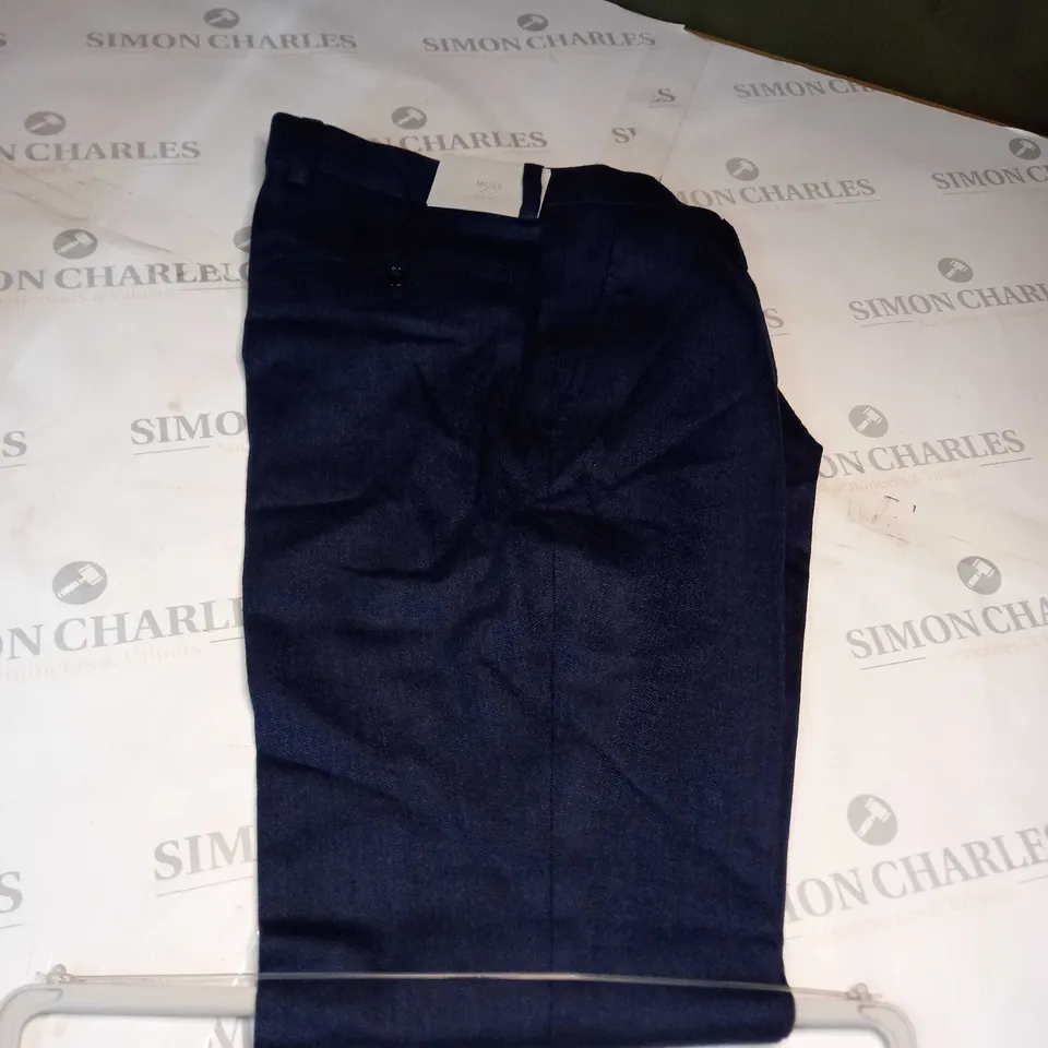 32'' MOSS SMART NAVY BLUE PANTS - SLIM FIT 