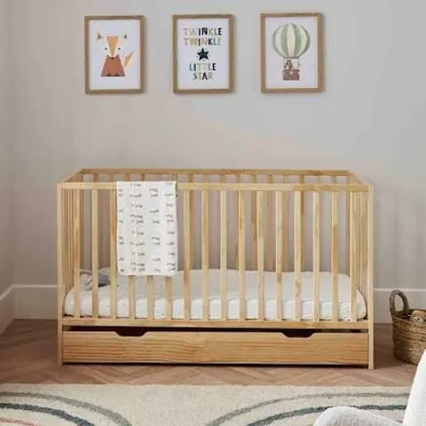 BOXED ICKLE BUBBA THE HARTLEY CLASSIC COT - PINE (1 BOX)