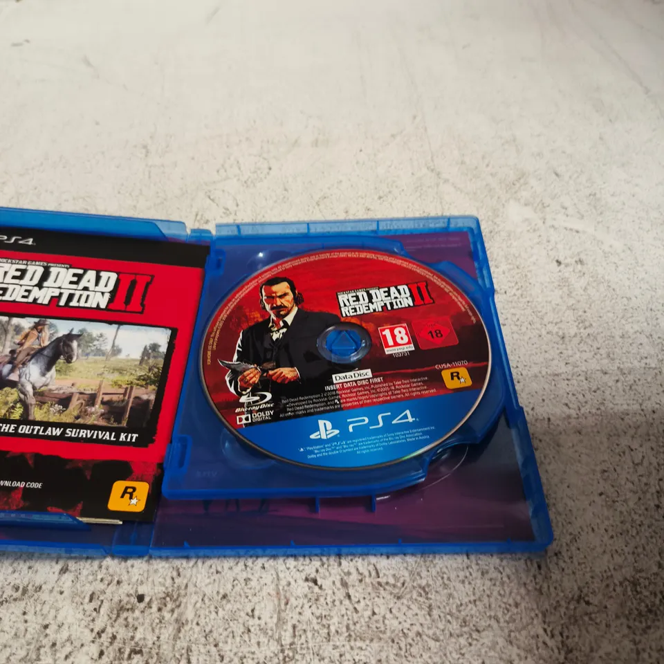 RED DEAD REDEMPTION II – PLAYSTATION 4 GAME 
