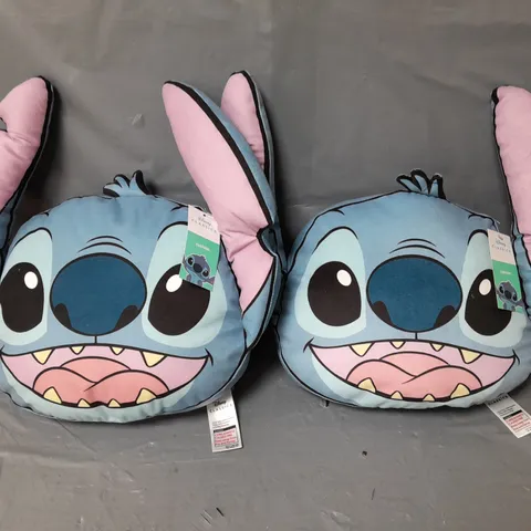 LOT OF 2 DISNEY STITCH CUSHIONS