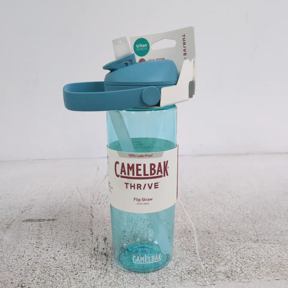 CAMELBAK THRIVE FLIP STRAW WATER BOTTLE – BLUE, 600 ML