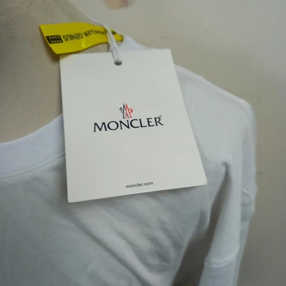 MONCLER T-SHIRT WHITE - XXL