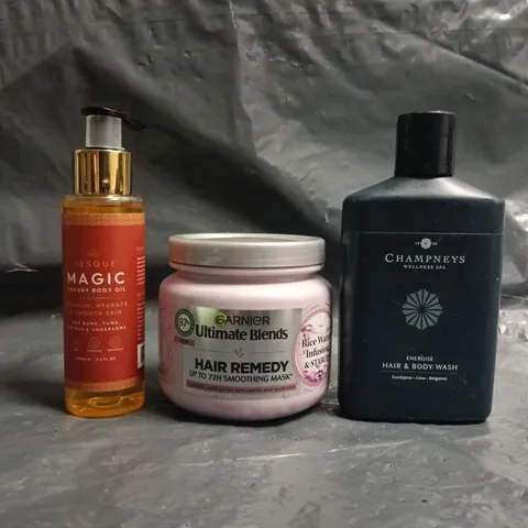 APPROXIMATELY 15 ASSORTED COSMETIC ITEMS TO INCLUDE CHAMPNEYS, GARNIER, ETC - COLLECTION ONLY