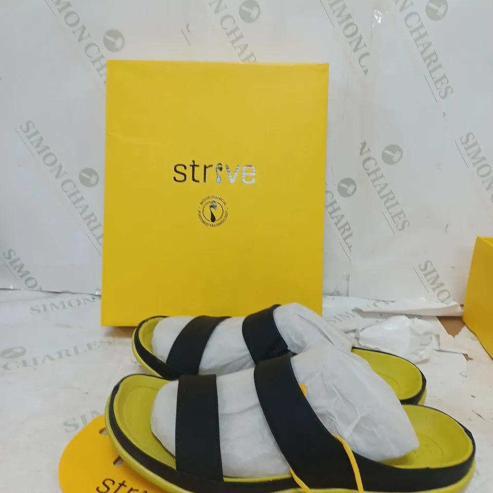 STRIVE LEATHER STAP SANDALS SIZE 7