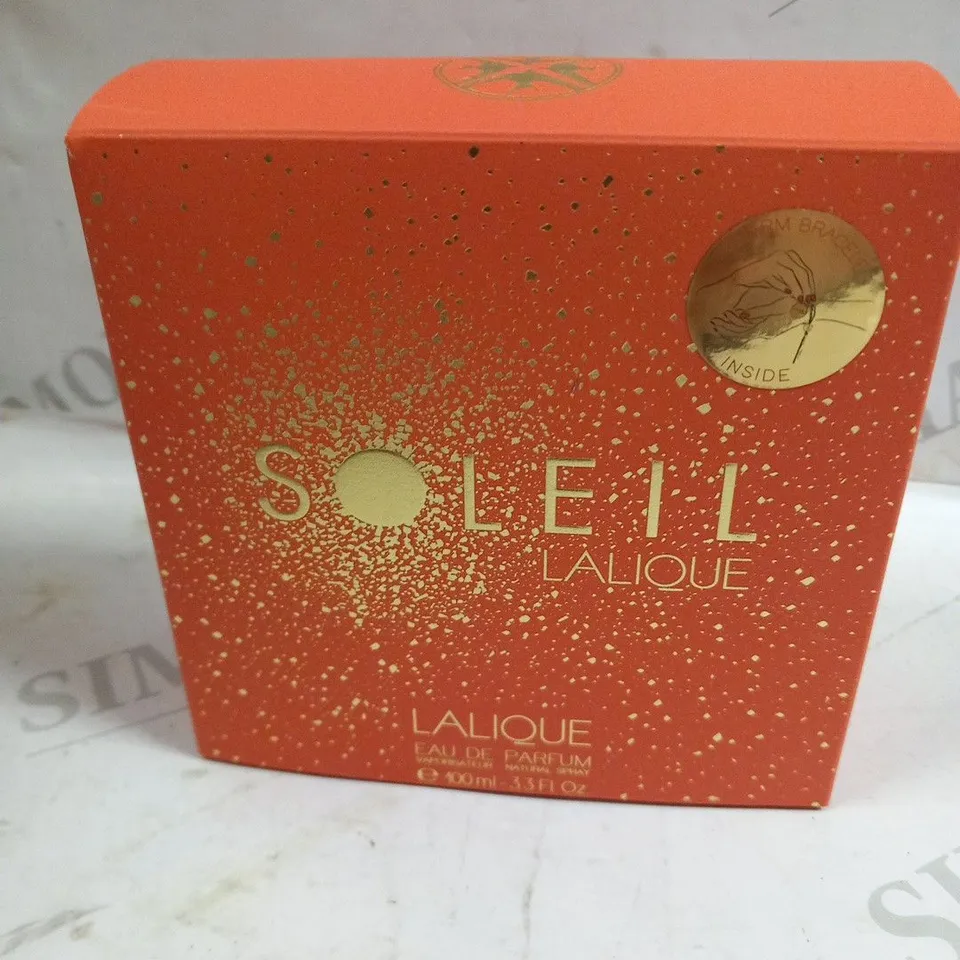 BOXED LALIQUE SOLEIL EAU DE PARFUM 100ML
