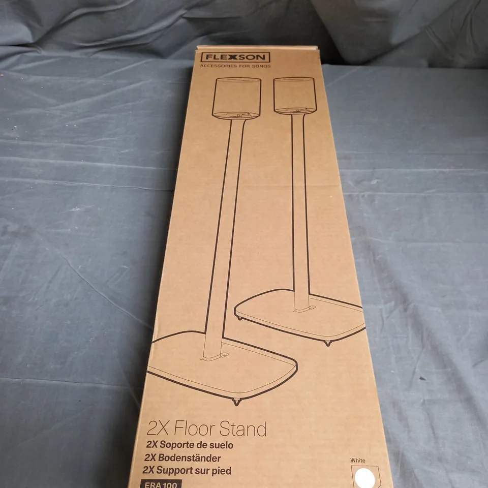 BOXED FEXSON 2X FLOOR STANDS  -  MODEL ERA100