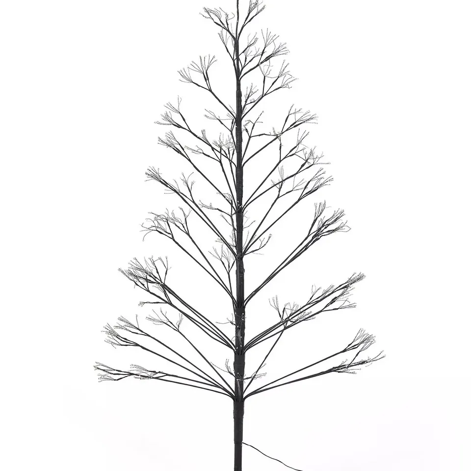 BOXED FESTIVE 150 CM OUTDOOR CHRISTMAS TREE WITH FIREWORK LIGHTS - COLLECTION ONLY