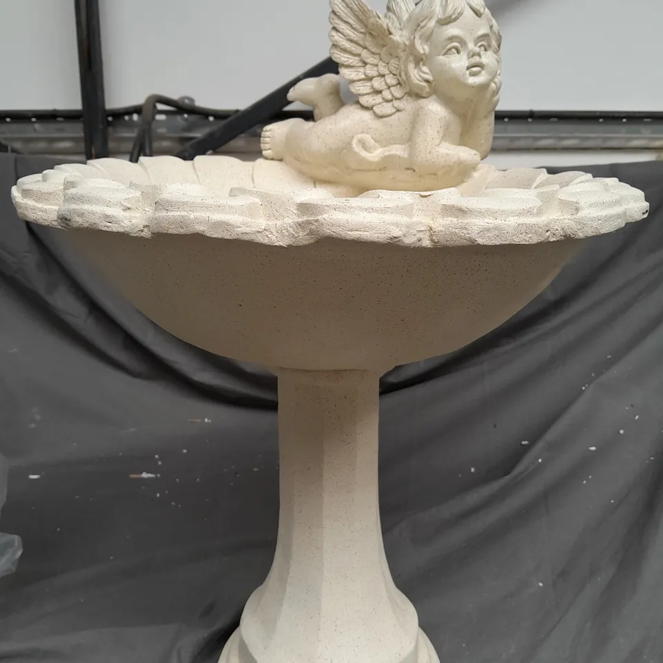 MY GARDEN STORIES CHERUB BIRDBATH / COLLECTION ONLY