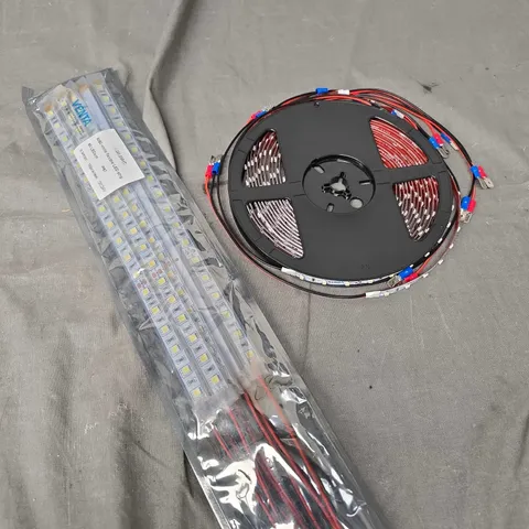 APPROXIMATELY 30 ASSORTED LED LIGHT STRIPS 