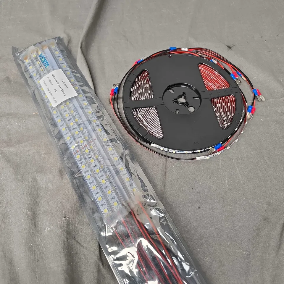 APPROXIMATELY 30 ASSORTED LED LIGHT STRIPS 