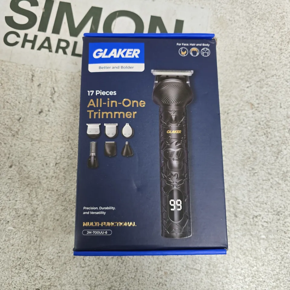 GLAKER ALL-IN-ONE TRIMMER – 17 PIECES