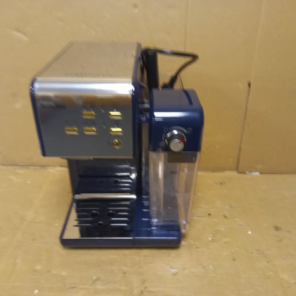 BREVILLE ONE-TOUCH COFFEEHOUSE COFFEE MACHINE - NAVY BLUE