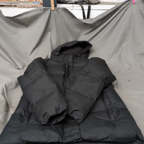 MOUNTAIN WAREHOUSE BLACK UK 10 HOODED COAT