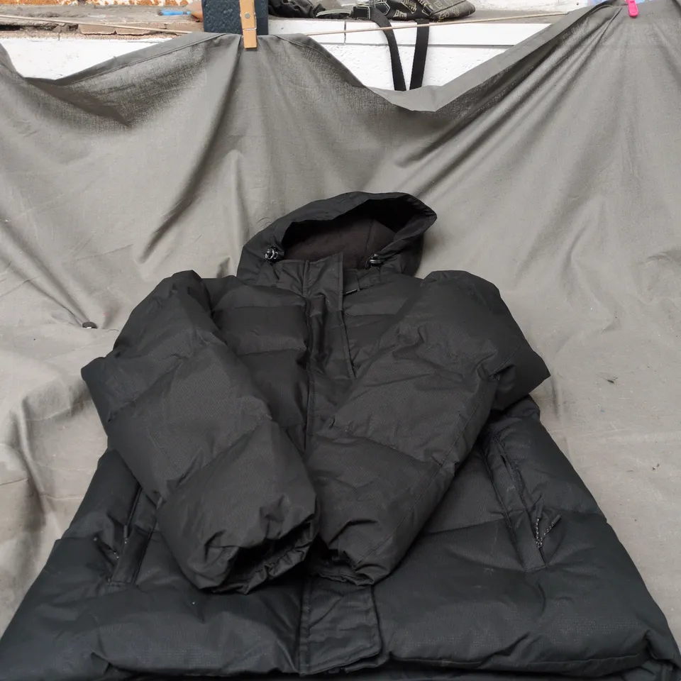 MOUNTAIN WAREHOUSE BLACK UK 10 HOODED COAT