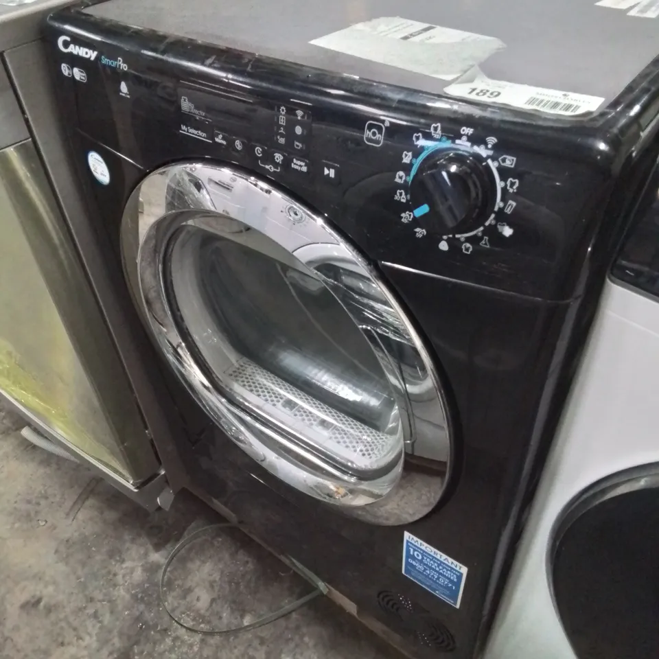 CANDY CS148TWBB4/1-80 8KG FREESTANDING WASHING MACHINE WITH 1400 RPM - BLACK - B RATED [ENERGY CLASS B]