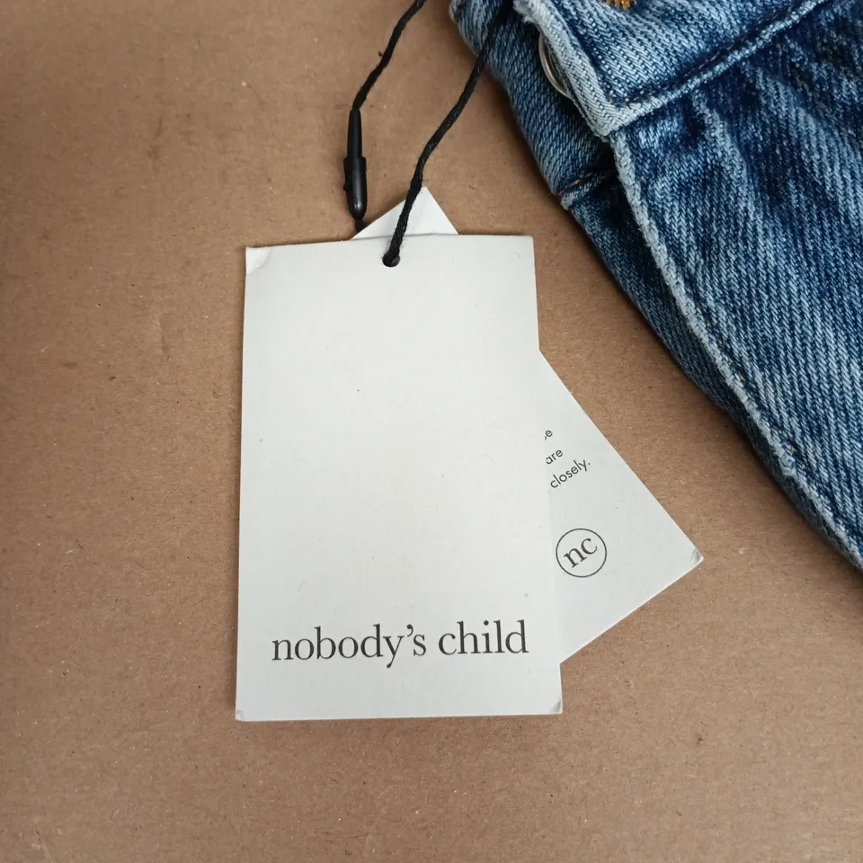 Nobody's Child Wide-Leg Turn-Up Jeans – UK 10 (EU 38), Blue