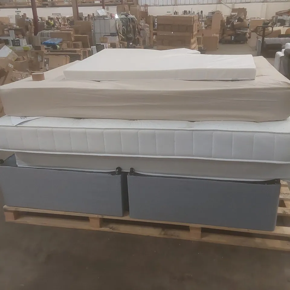 PALLET OF ASSORTED DIVAN BASES AND MATTRESSES 