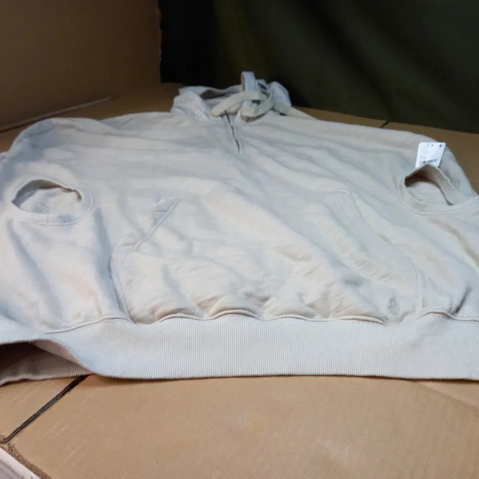 DESIGNER STONE OVERSIZED SLEEVELESS HOODIE - XS