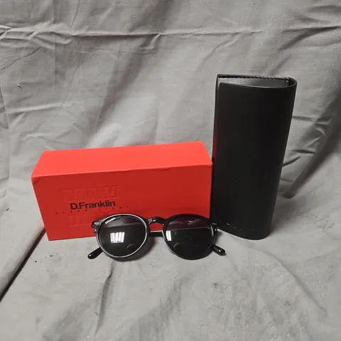 BOXED D.FRANKLIN SUNGLASSES DFKSUN0143 ULTRA LIGHT MAX BLACK