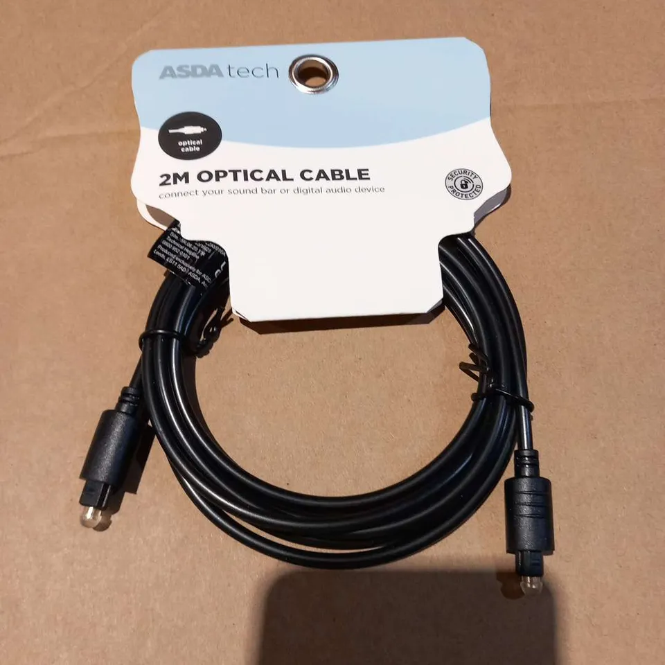 APPROXIMATELY 42 BOXES OF THREE BRAND NEW TECH 2M OPTICAL CABLES(TOTAL APPROXIMATELY 120 CABLES)