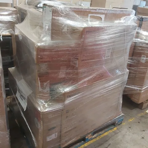 PALLET CONTAINING A LARGE QUANTITY OF ASSORTED DAMAGED TVs
