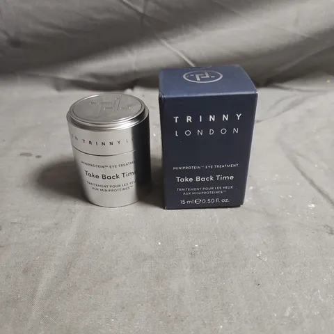 TRINNY LONDON TAKE BACK TIME MINIPROTEIN EYE TREATMENT – 15ML, BOXED