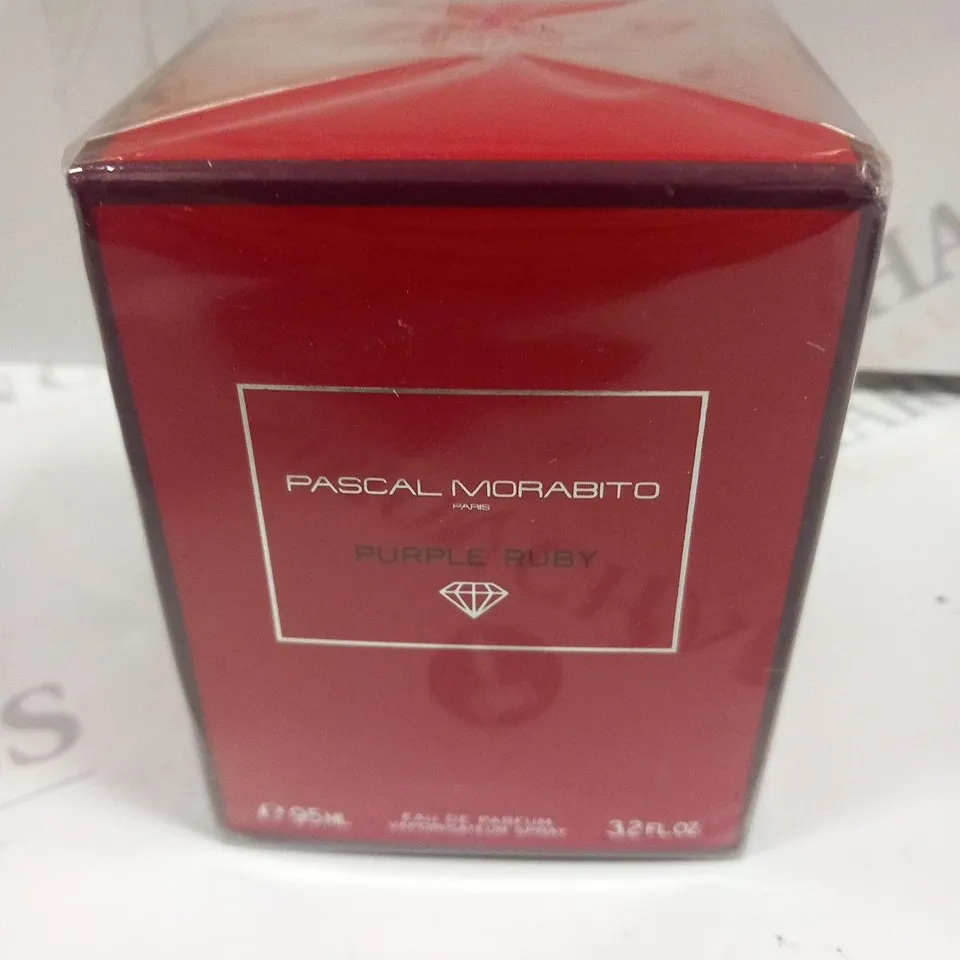 BOXED AND SEALED PASCAL MORABITO PARIS PURPLE RUBY EAU DE PARFUM 95ML
