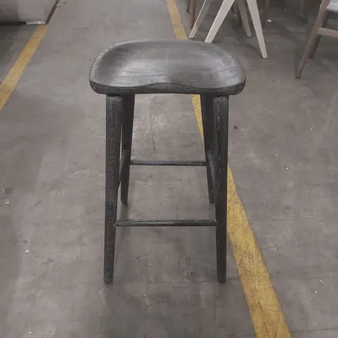 SHAKER SOLID WOOD BAR STOOL