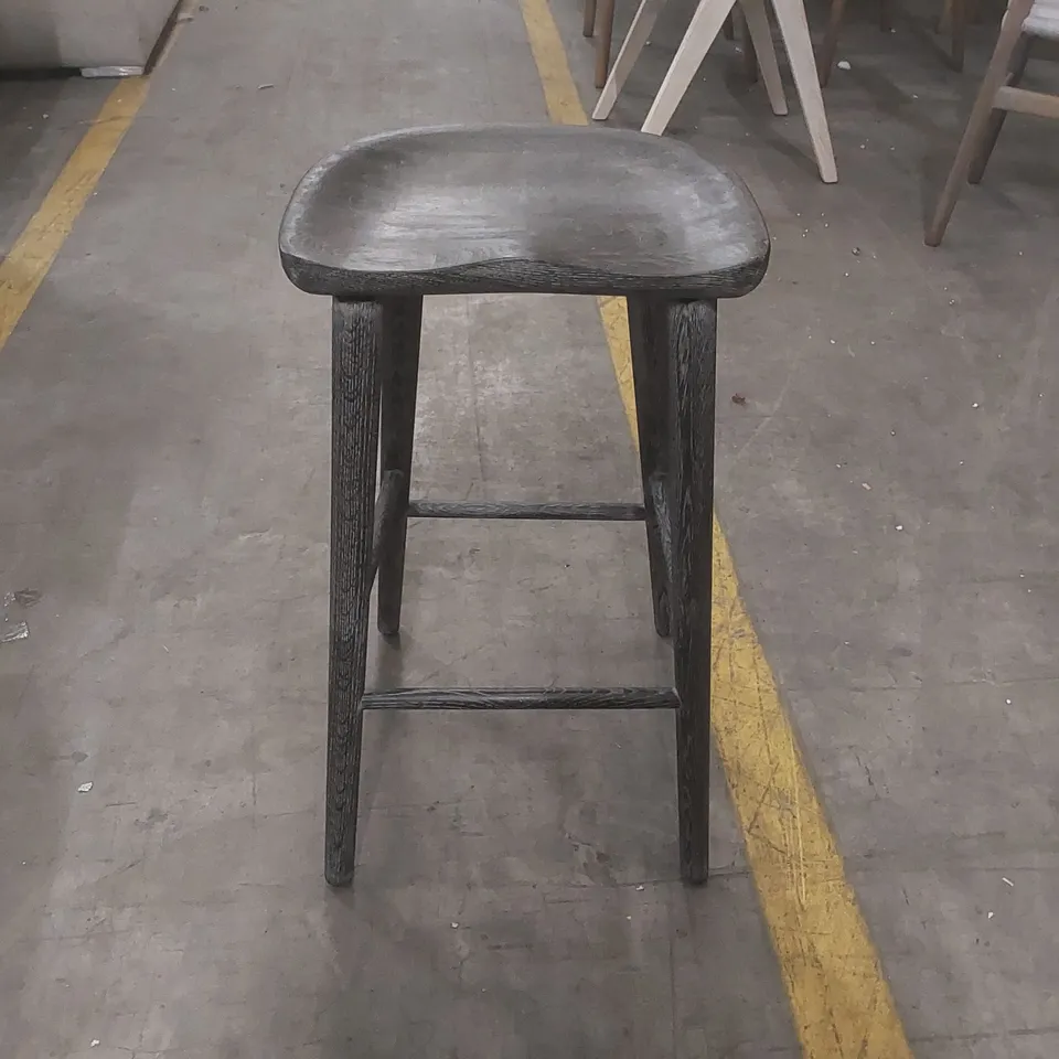SHAKER SOLID WOOD BAR STOOL