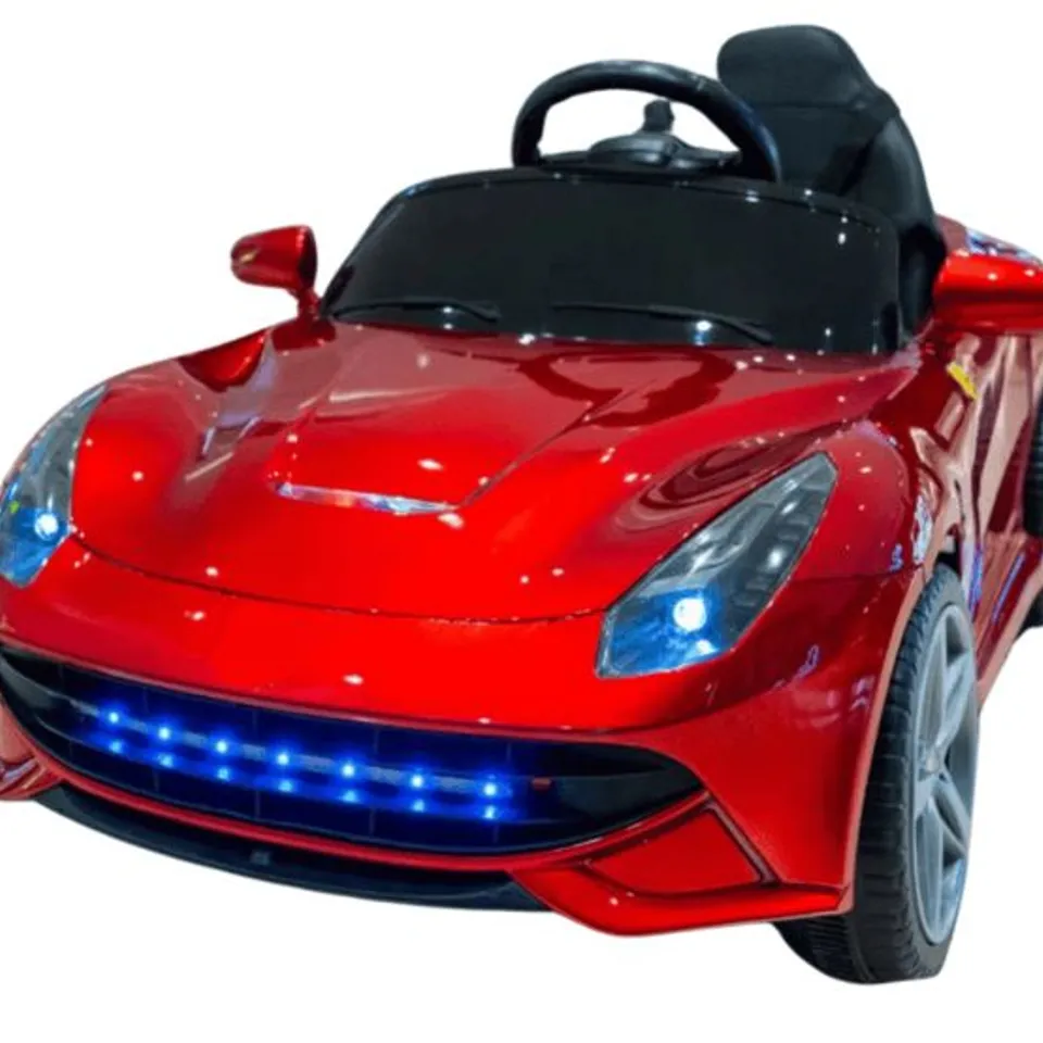 BRAND NEW BOXED KIDS FERRARI STYLED 12V RIDE ON CAR RED 