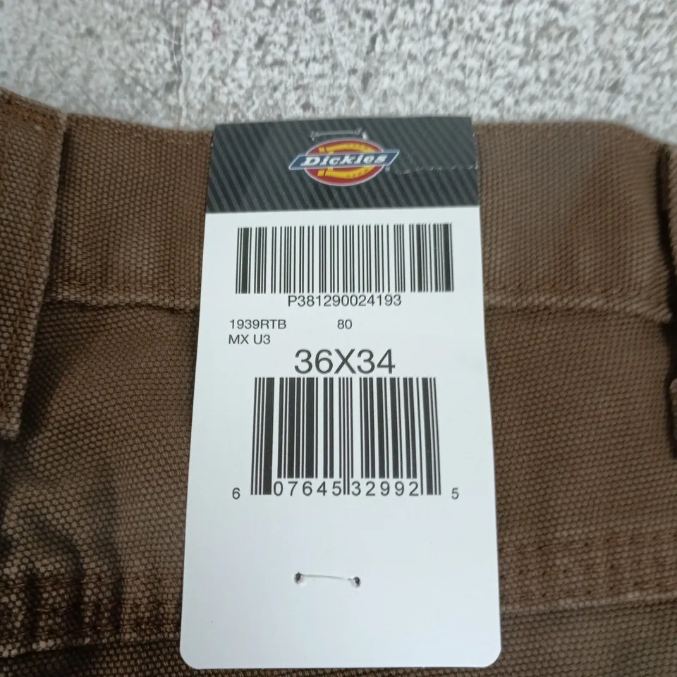 DICKIES CARPENTER JEANS - RELAXED FIT, BROWN, 36X34 (UK 36)