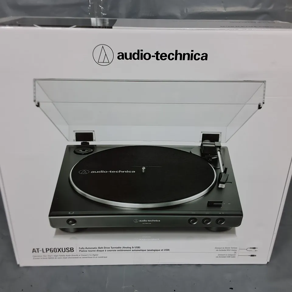 AUDIO TECHNICA LP60XUSB BLACK USB TURNTABLE