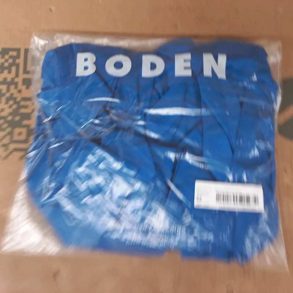 BAGGED BODEN DEEP TIER FIT & FLARE DRESS IN BLUE SIZE 6P