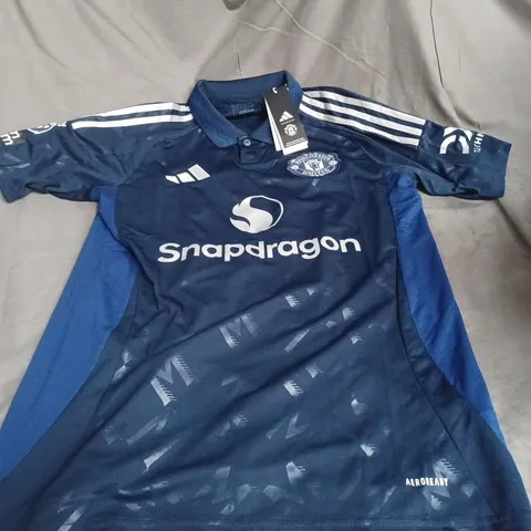 ADIDAS MUFC AWAY JERSEY IN BLUE MULTI SIZE M