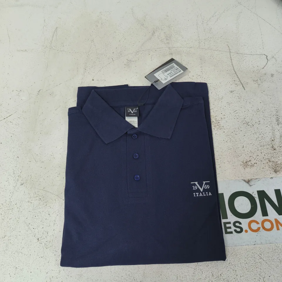 VERSACE 19V69 ITALIA POLO SHIRT – NAVY – UK 42 (EU 52)