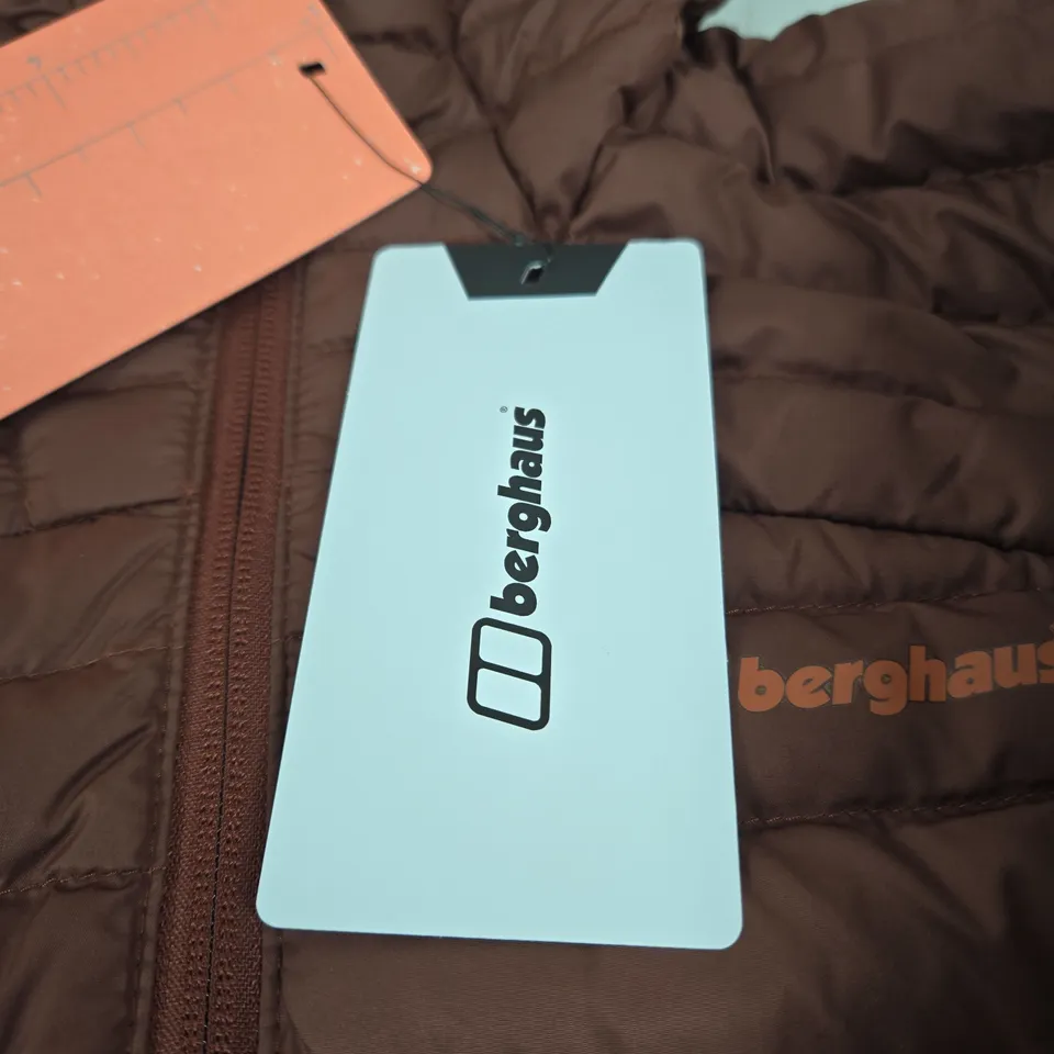 BERGHAUS NULA JACKET BROWN UK 10 TAGGED
