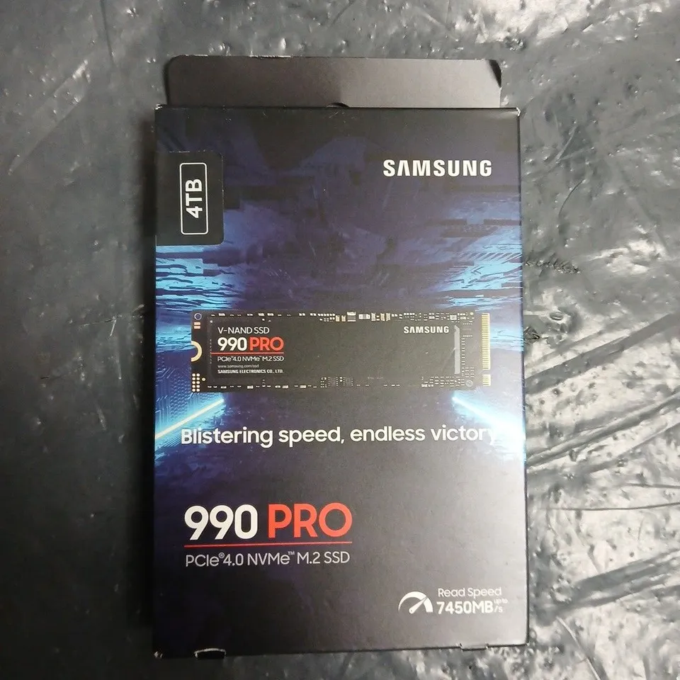 SEALED SAMSUNG 990 PRO PCIE 4.0 SSD - 4TB 