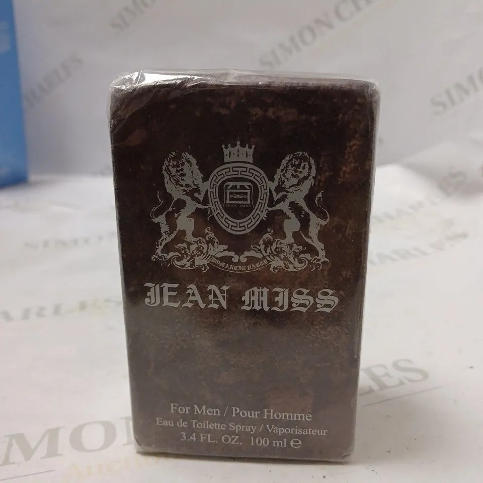 BOXED AND SEALED JEAN MISS FOR MEN EAU DE TOILETTE 100ML