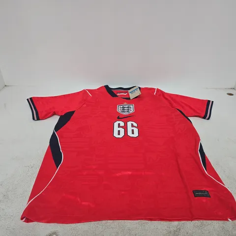 ENGLAND 66 RED FOOTBALL JERSEY "ITS COMING HOME" NIKE