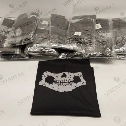 APPROXIMATELY 20 PACKS OF SKULL THEMED MASKS