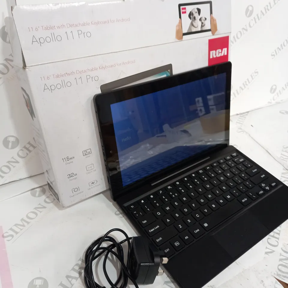 BOXED VENTURER APOLLO 11 PRO 11.6” TABLET WITH DETACHABLE KEYBOARD- 32 GB