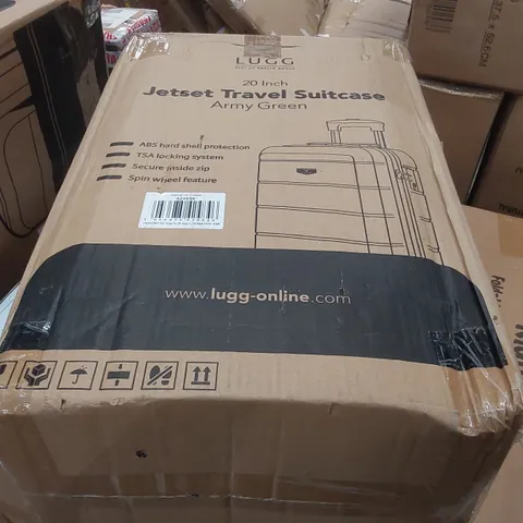 BOXED LUGG LIGHTWEIGHT TRAVEL SUITCASE 